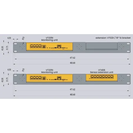 Simple 19"panel for VT335