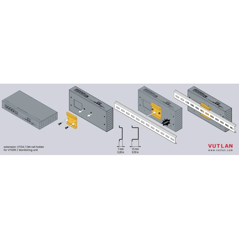 DRP-03 Din rail holder