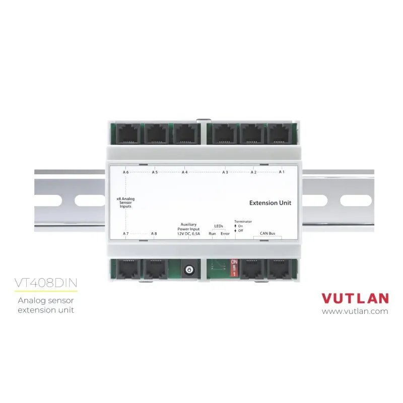 VT408D DIN rail sensor extension unit