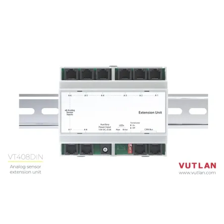 VT408D DIN rail sensor extension unit