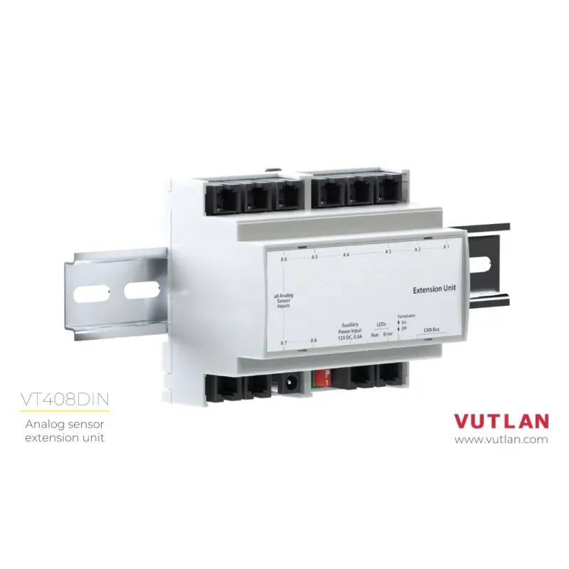 VT408D DIN rail sensor extension unit