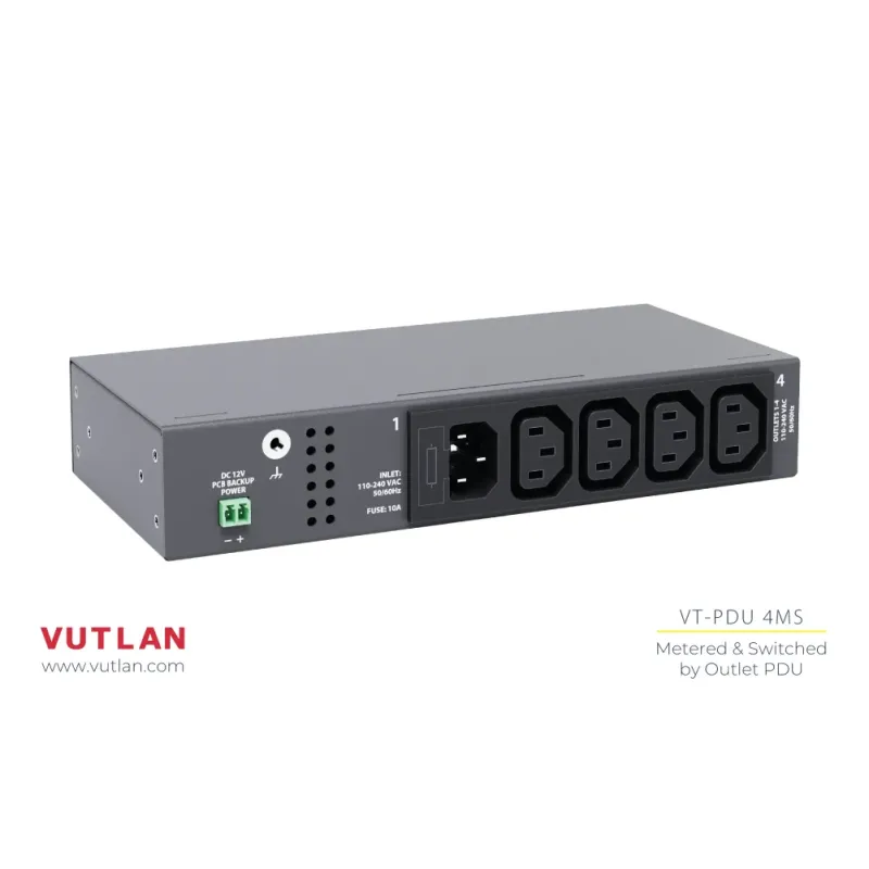 VT-PDU 4MS Switched & Metered-by-outlet PDU