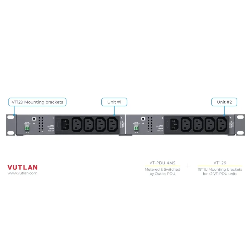 VT-PDU 4MS Switched & Metered-by-outlet PDU