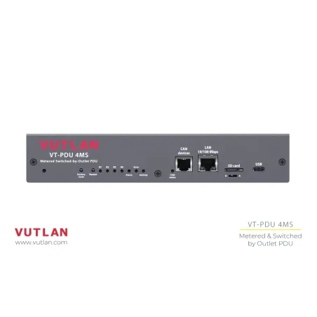 VT-PDU 4MS Switched & Metered-by-outlet PDU