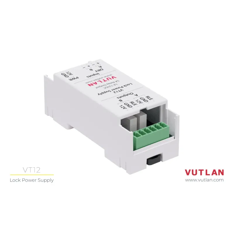 VT12 Relay Module, power supply controlled using dry contacts