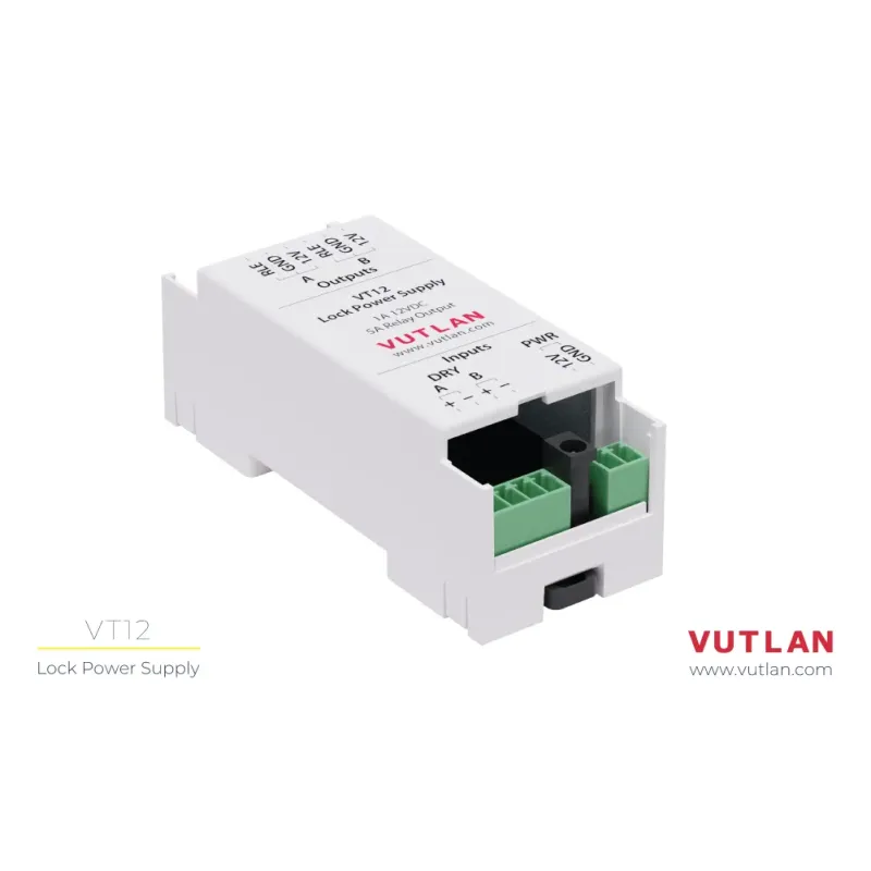 VT12 Relay Module, power supply controlled using dry contacts