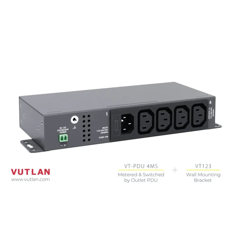 VT-PDU 4MS Switched & Metered-by-outlet PDU