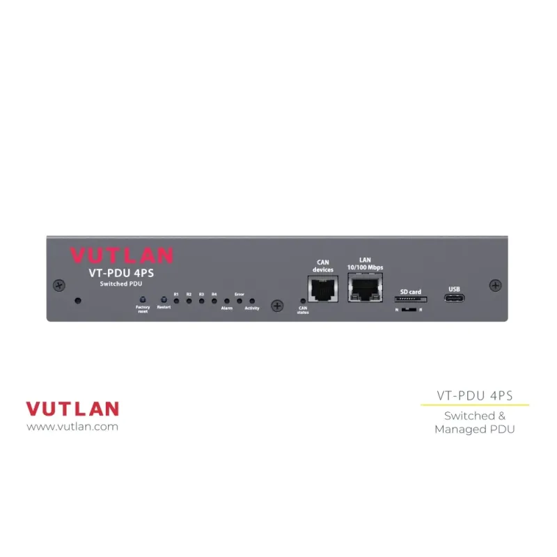 VT-PDU 4PS Switched and Managed PDU