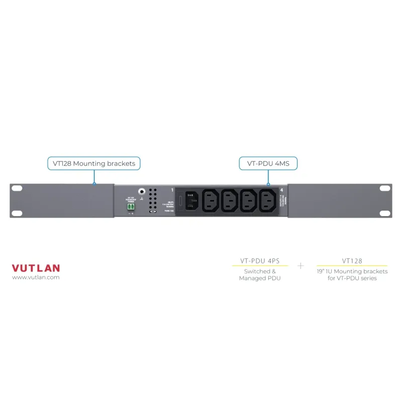 VT-PDU 4PS Switched and Managed PDU