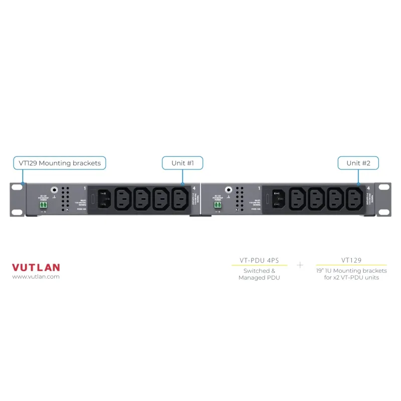 VT-PDU 4PS Switched and Managed PDU