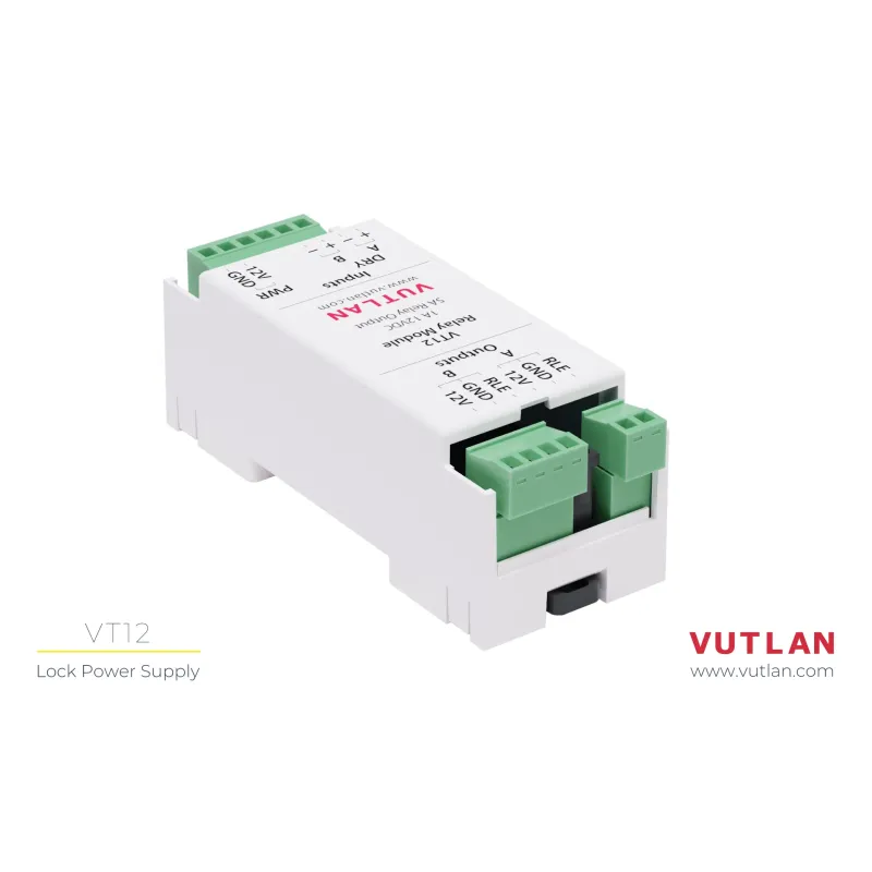 VT12 Relay Module, power supply controlled using dry contacts