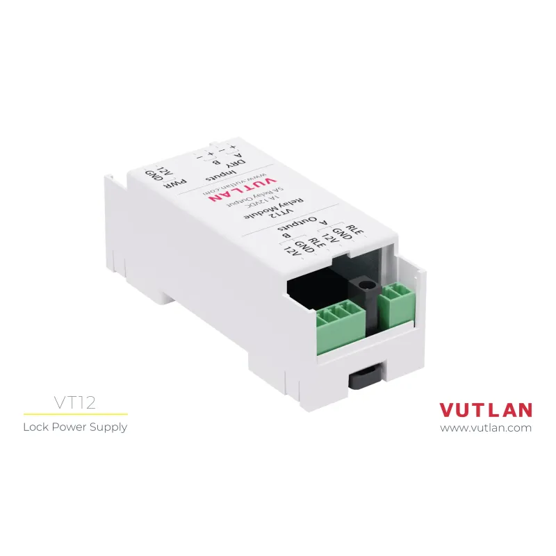 VT12 Relay Module, power supply controlled using dry contacts