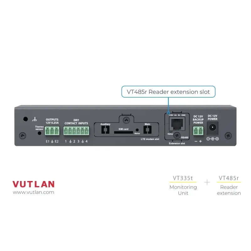 VT335t | Monitoring unit for small IT rooms