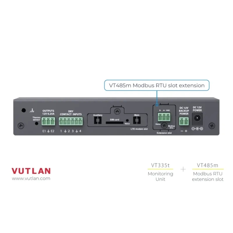 VT335t | Monitoring unit for small IT rooms