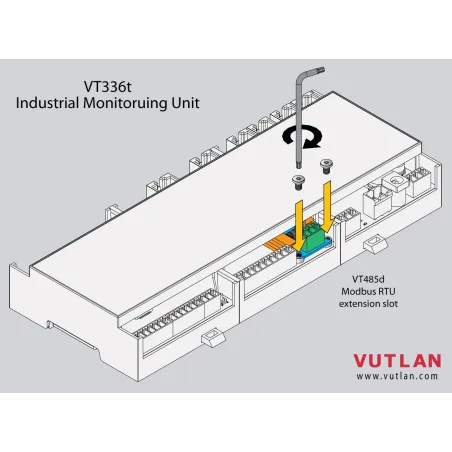 VT485 Isolated Modbus RTU extension board