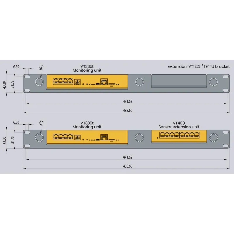 VT335t | Monitoring system for small IT rooms