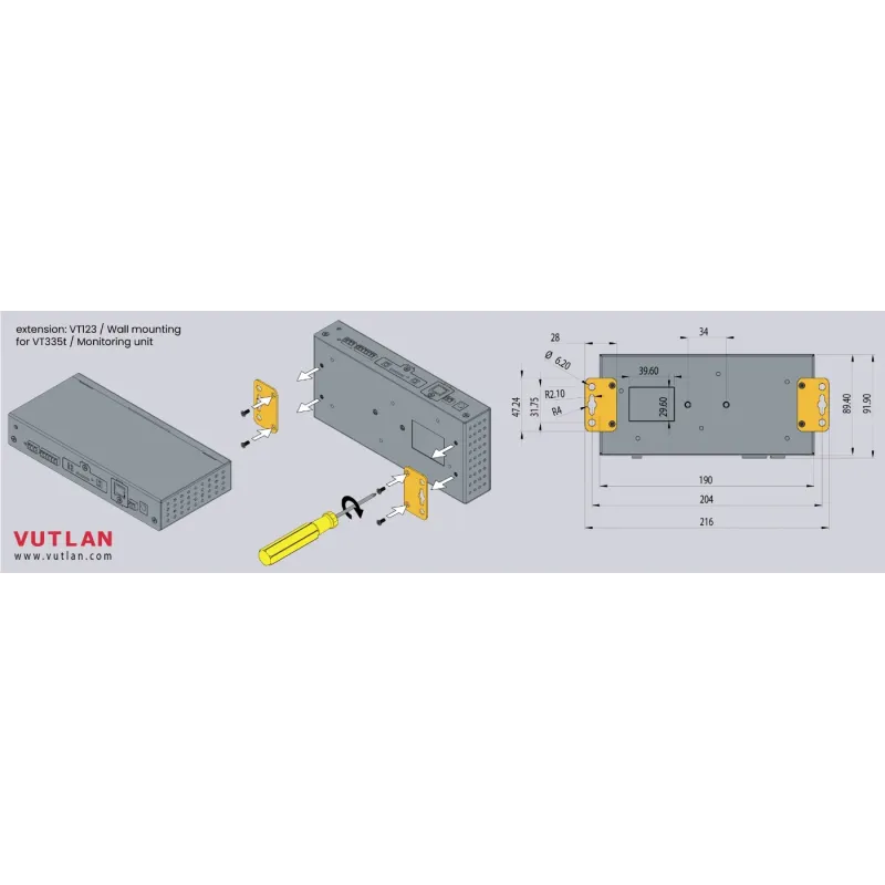 VT335t | Monitoring system for small IT rooms