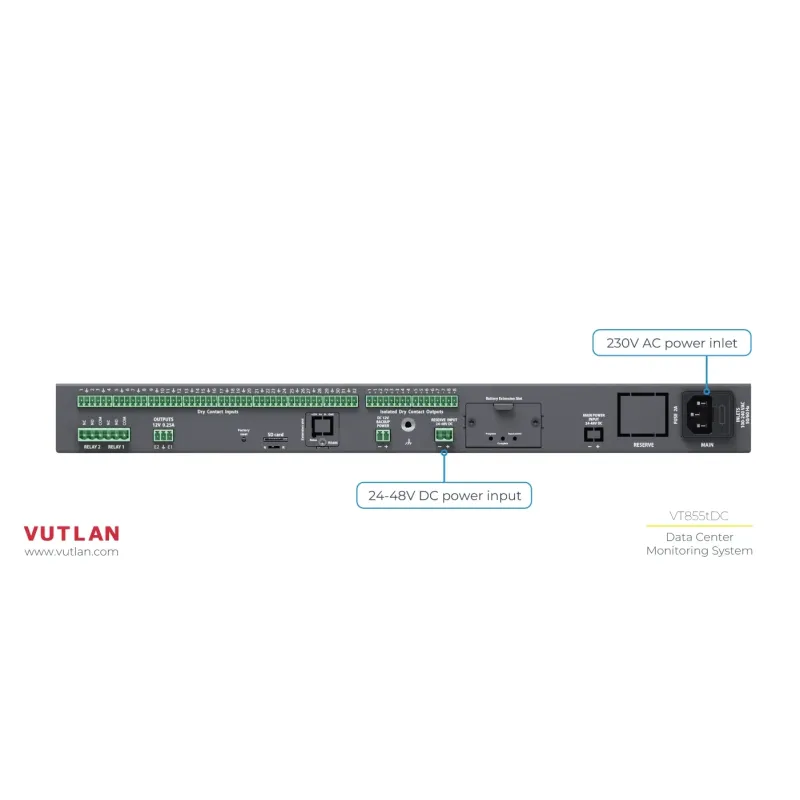 VT855t | Data Center Monitoring unit for Big Data centers
