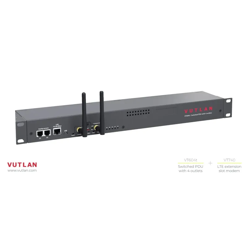 VT604 Switched PDU with 4 outlets