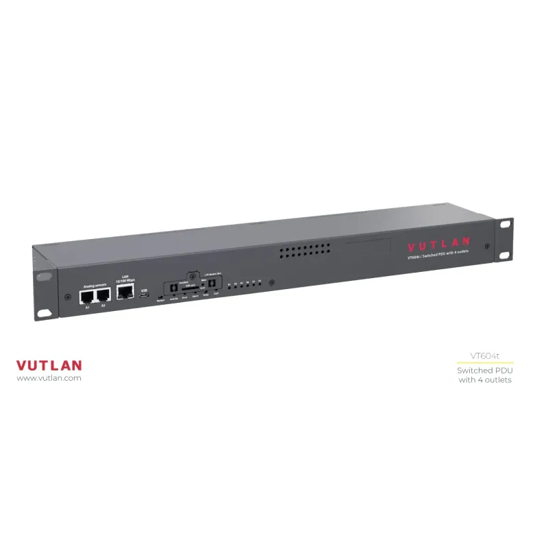 VT604 Switched PDU with 4 outlets