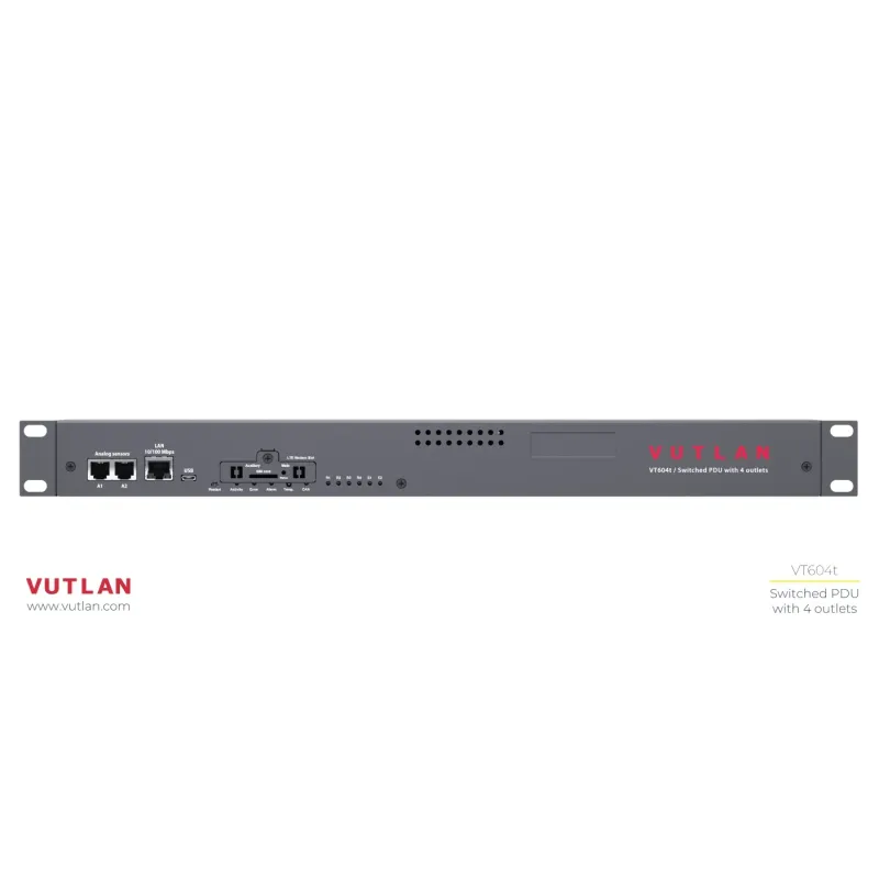 VT604 Switched PDU with 4 outlets