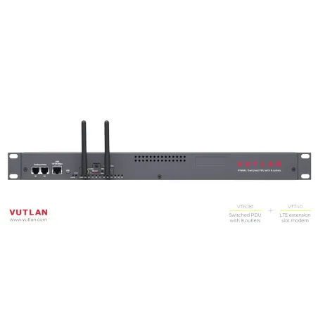 VT608 | Switched gigabit PDU with 8 outlets